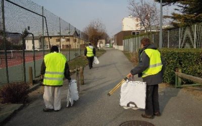 15 Janvier – Ramassage extérieur avec le SERAT