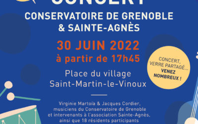 Concert du Conservatoire de Grenoble et des résidents