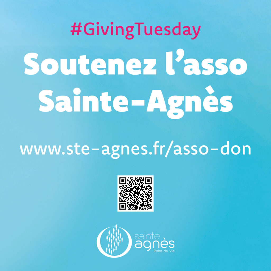 Giving Tuesday 2022 Association Sainte-Agnès