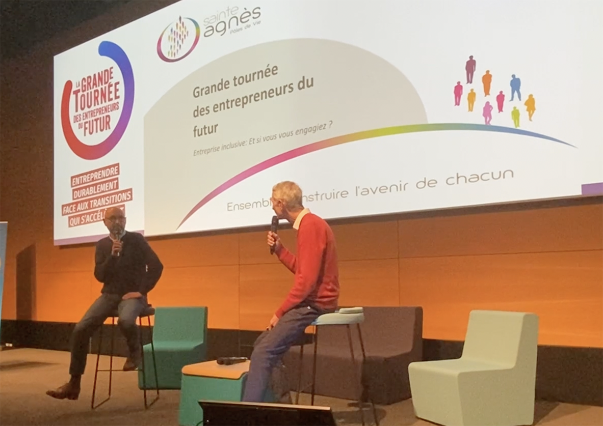 Hugues Ravailler Grande tournée des entrepreneurs du futur - Sainte Agnes